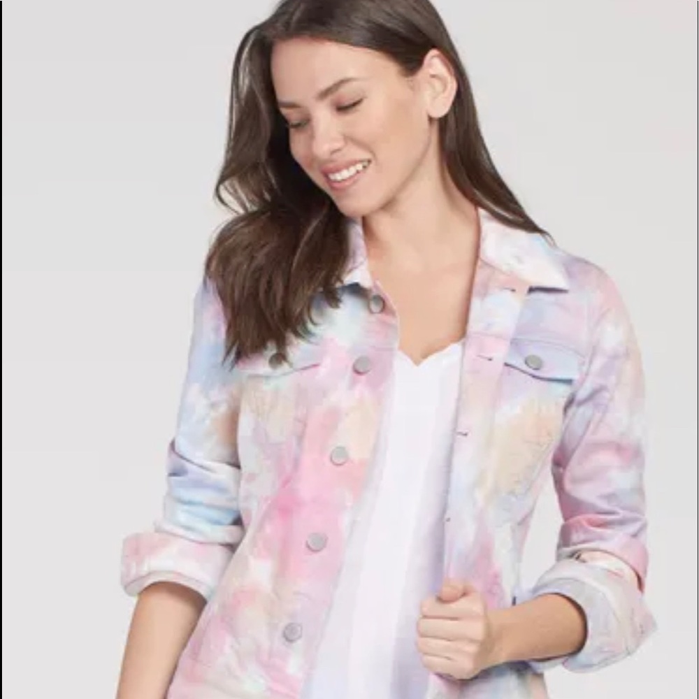 Tie-Dye Jean Jacket